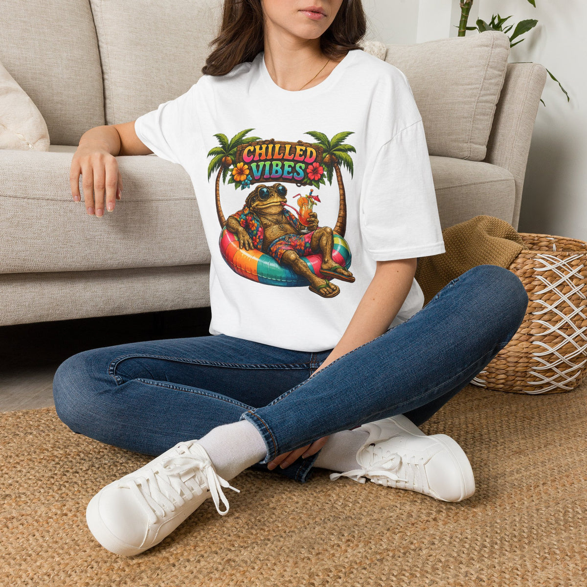 Chilled Vibes Toad Unisex Softstyle T-Shirt