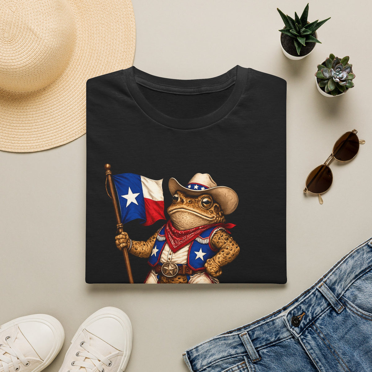 T-shirt unisex Texas Toad Mascot Softstyle