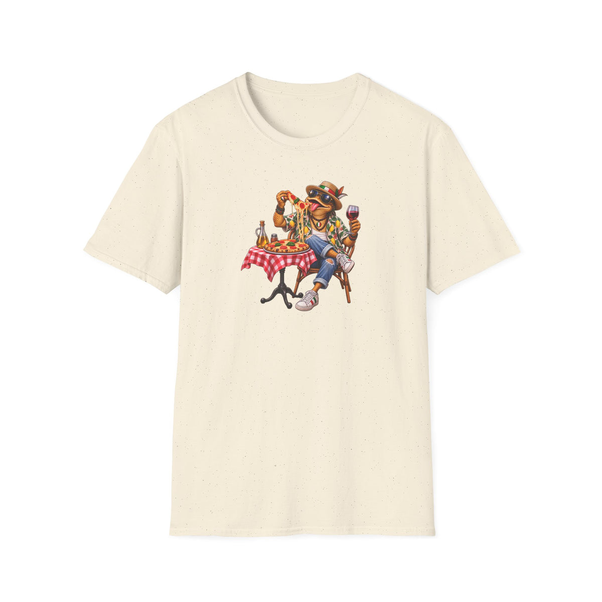 Italian Pizza Toad Unisex Softstyle T-Shirt
