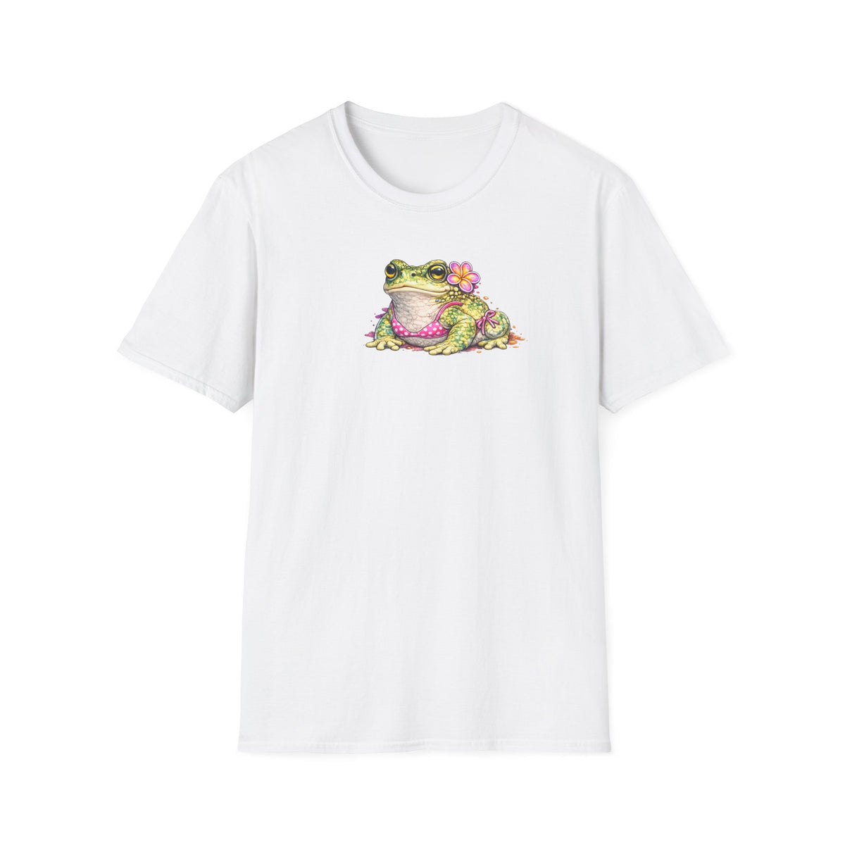 Pinkes Polka-Dot-Toadette Unisex Softstyle T-Shirt