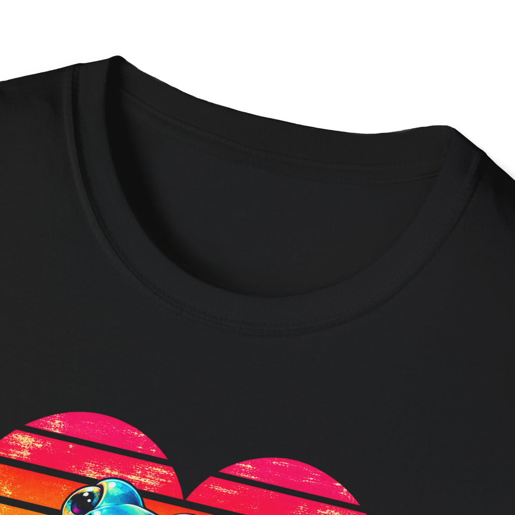 Rainbow Heart - Croaking Toad  T-Shirt