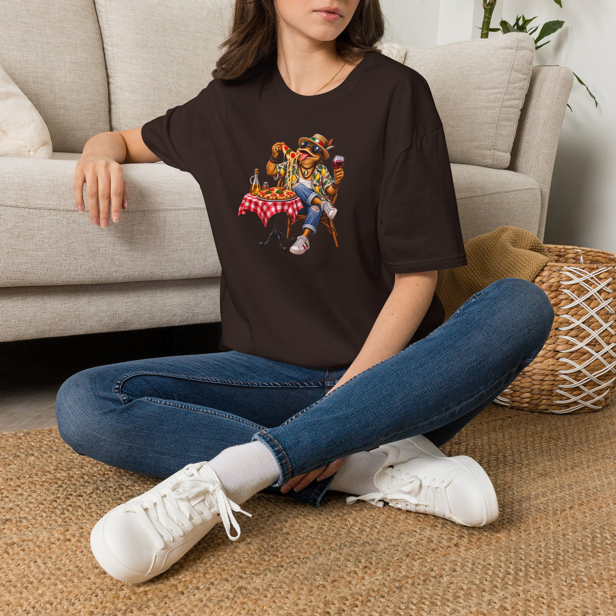 Italian Pizza Toad Unisex Softstyle T-Shirt