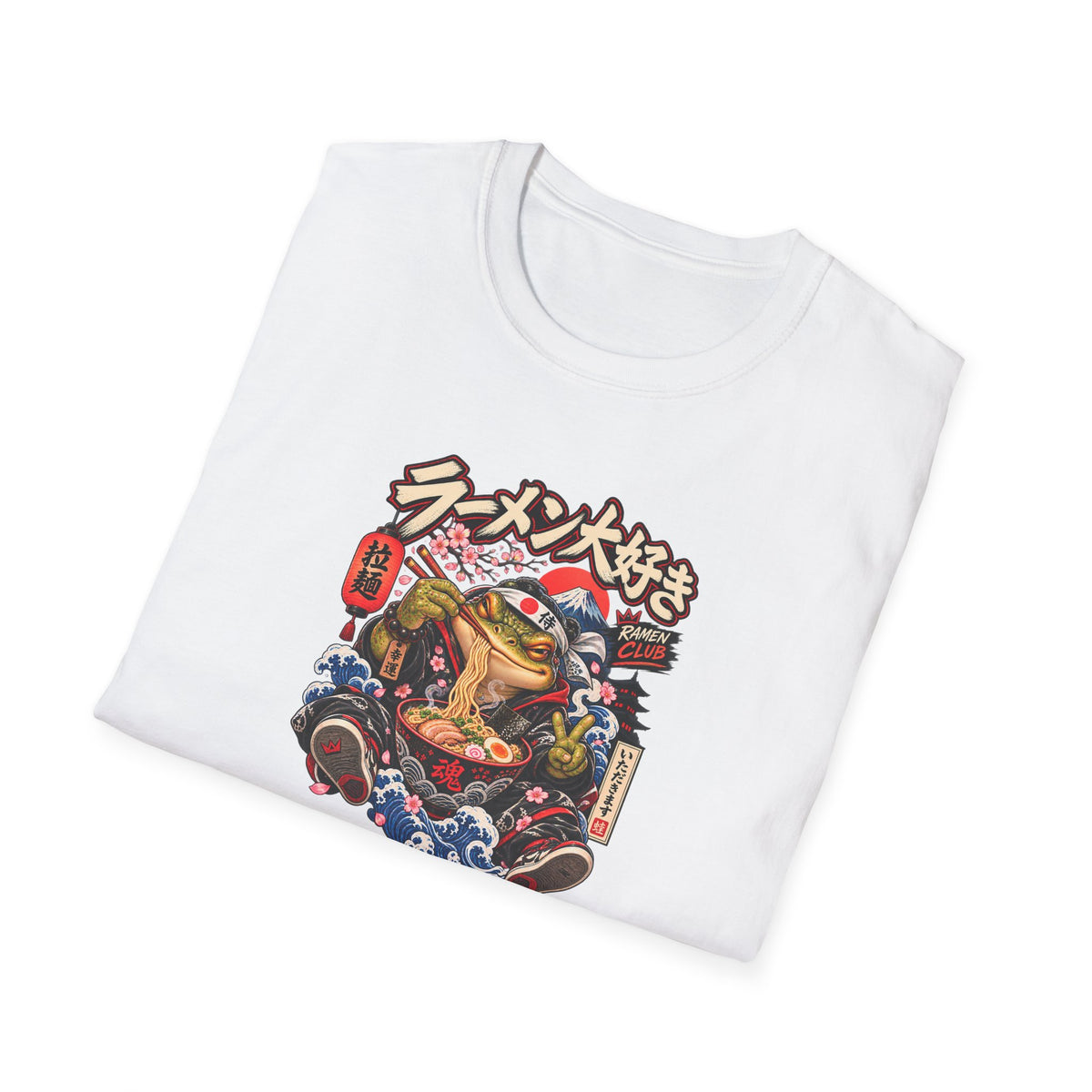 Ramen noodle Toad Unisex Softstyle T-Shirt
