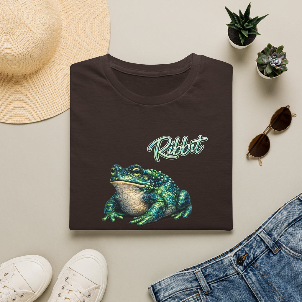 Ribbit-Grün Unisex Softstyle T-Shirt