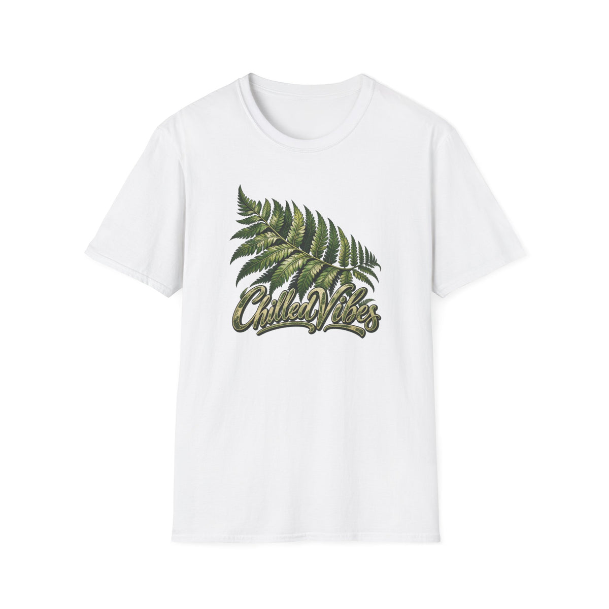 Chilled Vibes fern Unisex Softstyle T-Shirt