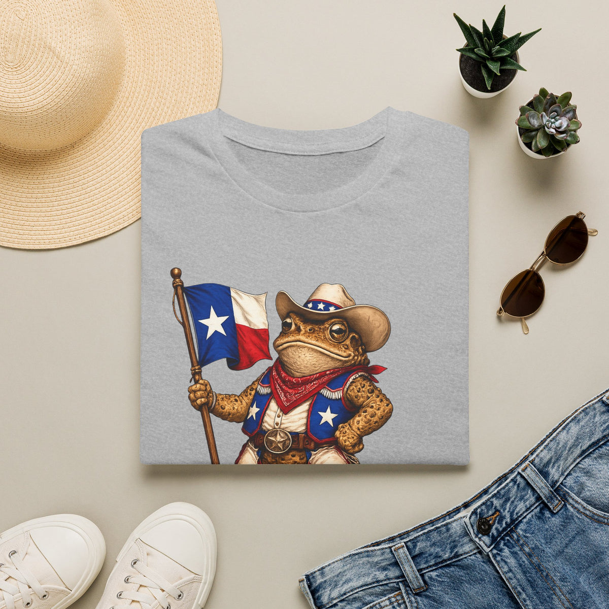 T-shirt unisex Texas Toad Mascot Softstyle