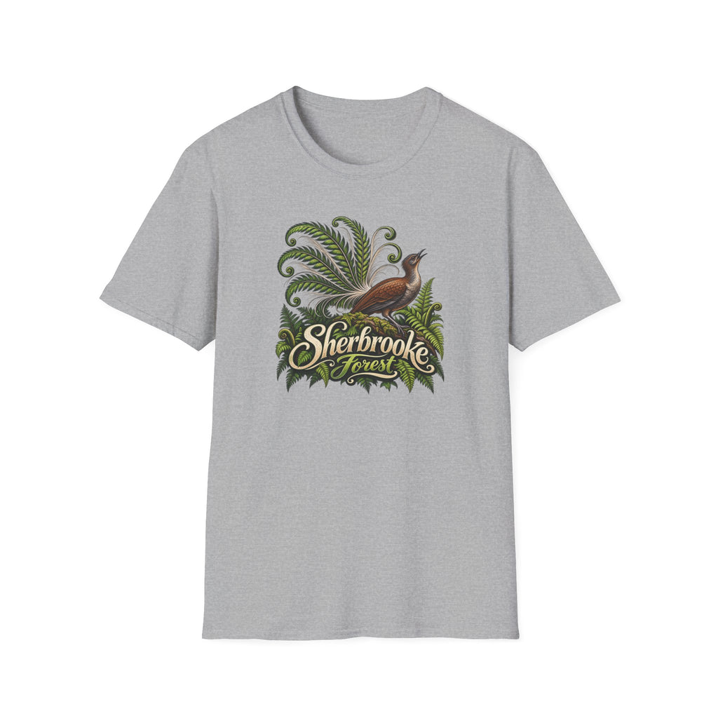 Sherbrooke Forest Lyrebird Unisex Softstyle T-Shirt