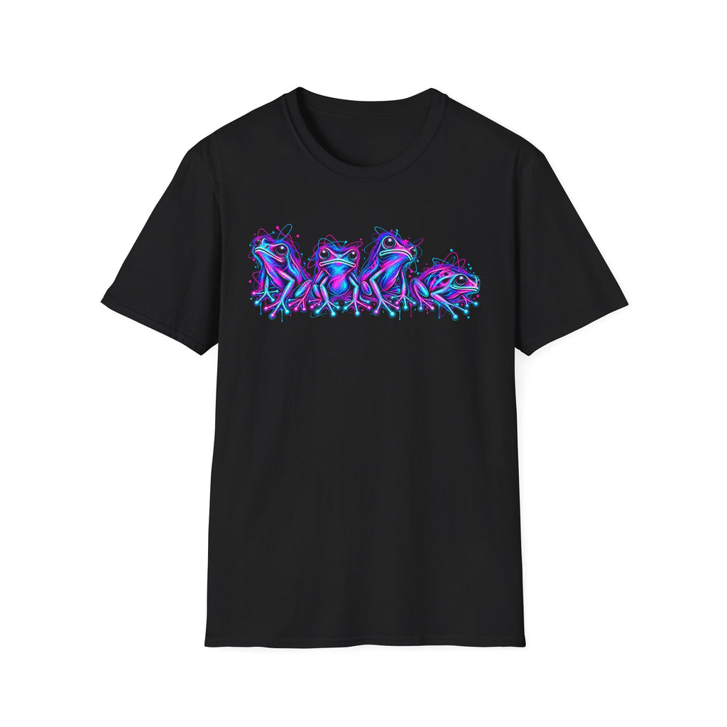 neon pink and purple Toads Unisex Softstyle T-Shirt