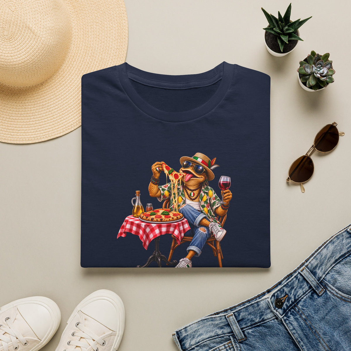 Italian Pizza Toad Unisex Softstyle T-Shirt