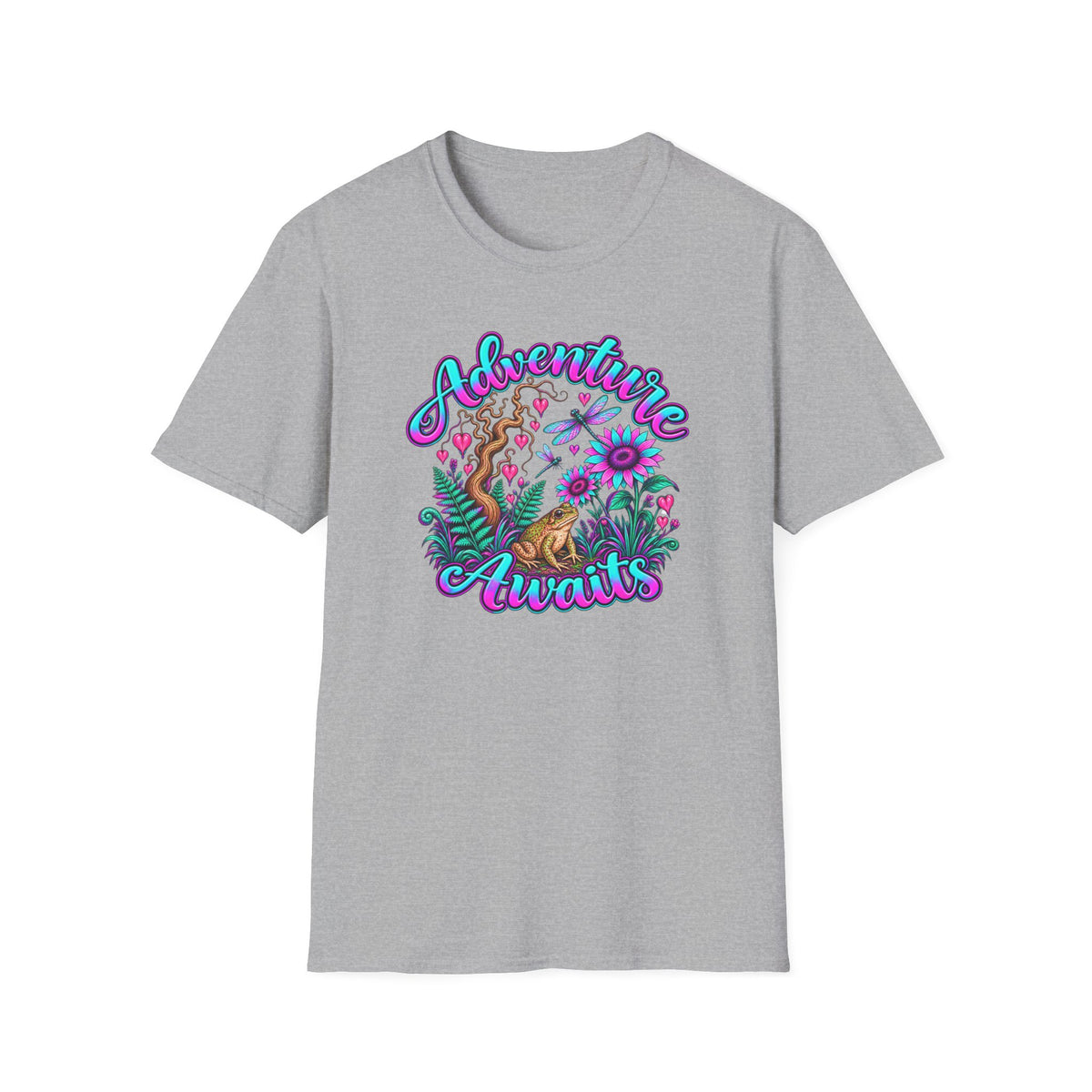 Adventure Awaits Unisex Softstyle T-Shirt