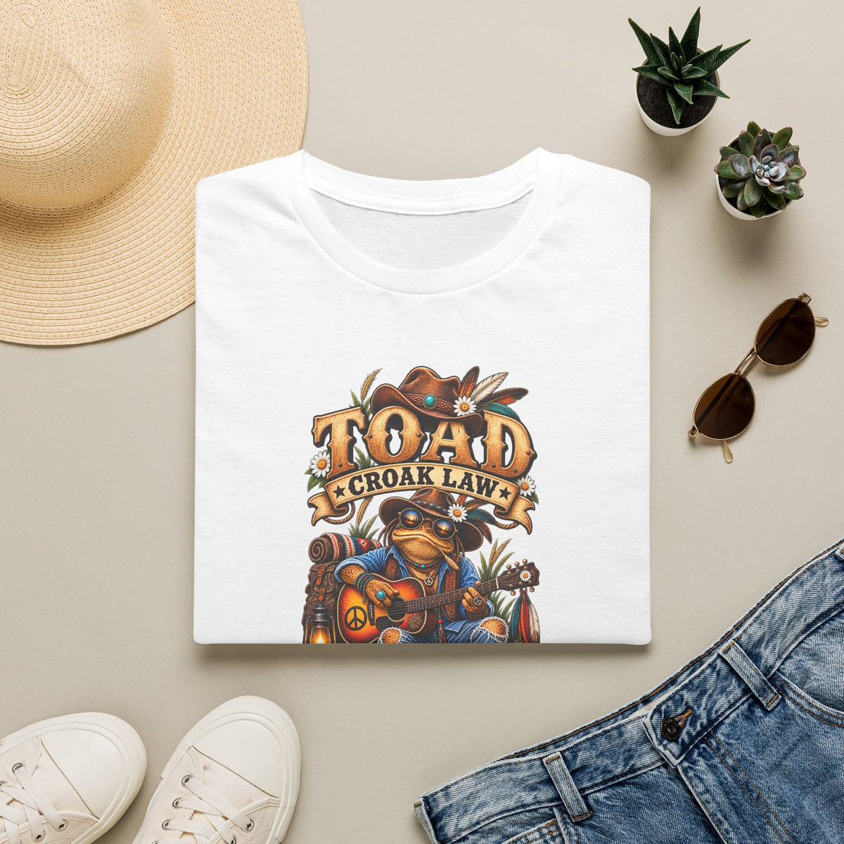Toad Croak Law Unisex Softstyle T-Shirt