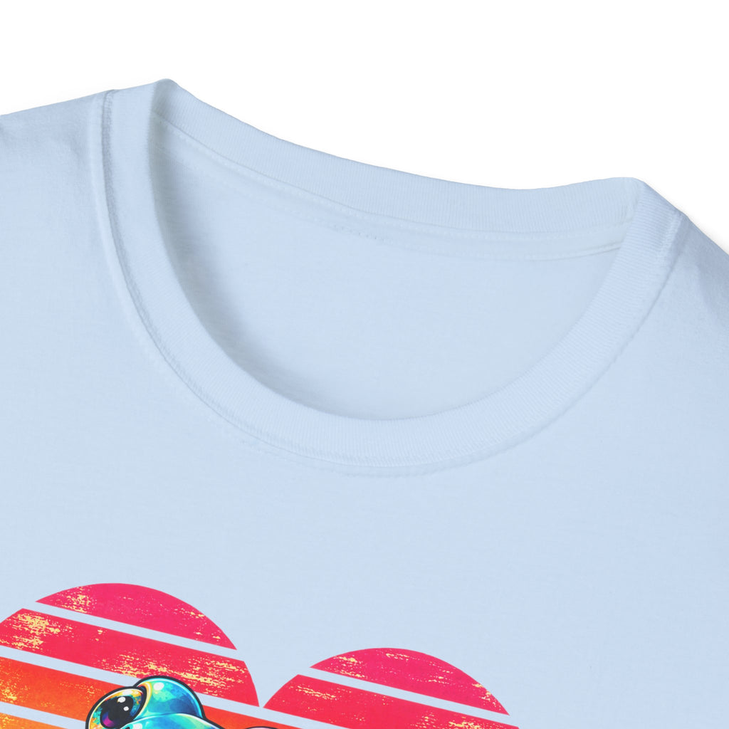 Rainbow Heart - Croaking Toad  T-Shirt