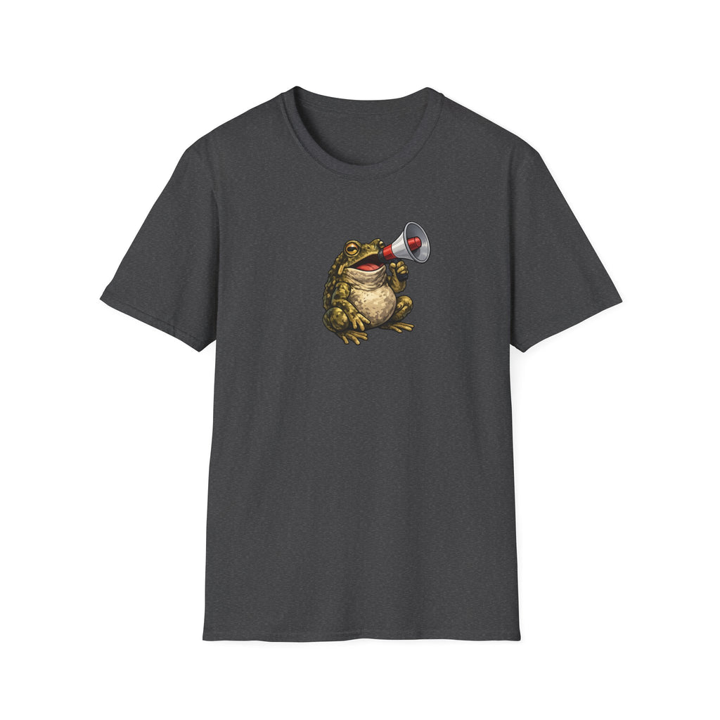 T-shirt girocollo unisex Megaphone Toad Softstyle
