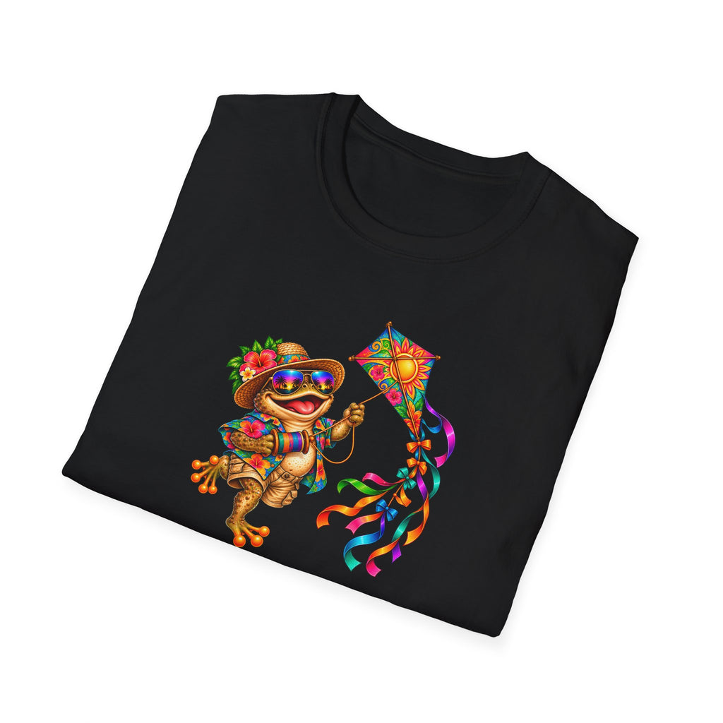 Kite flying Toad Unisex Softstyle T-Shirt