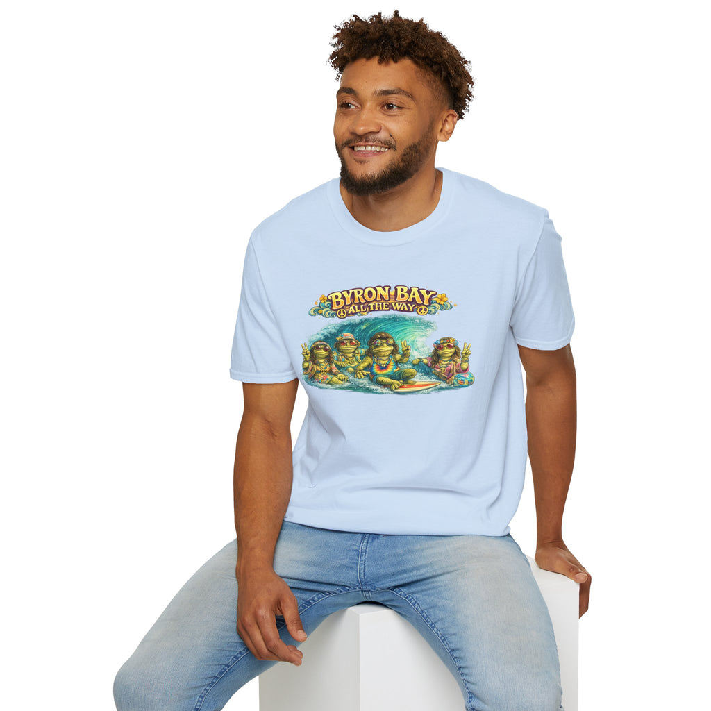 Byron Bay All The Way Unisex Softstyle T-Shirt