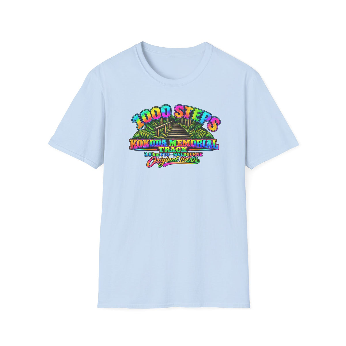1000 Steps Kokoda Memorial Track Unisex Softstyle T-Shirt