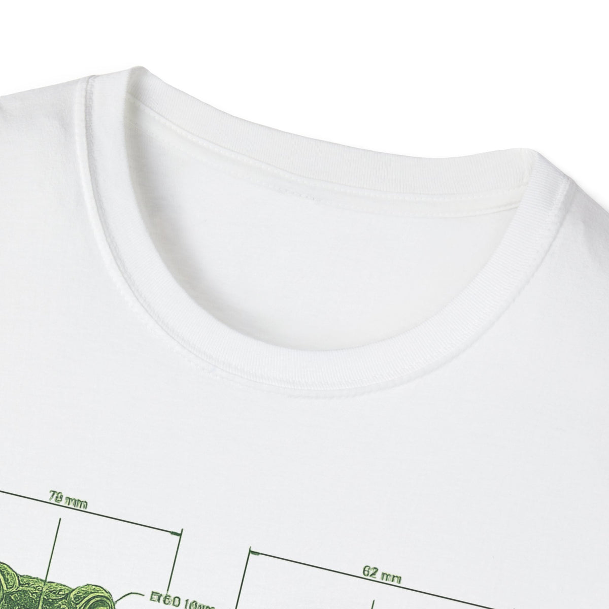 Blue Print Toad Unisex Softstyle T-Shirt