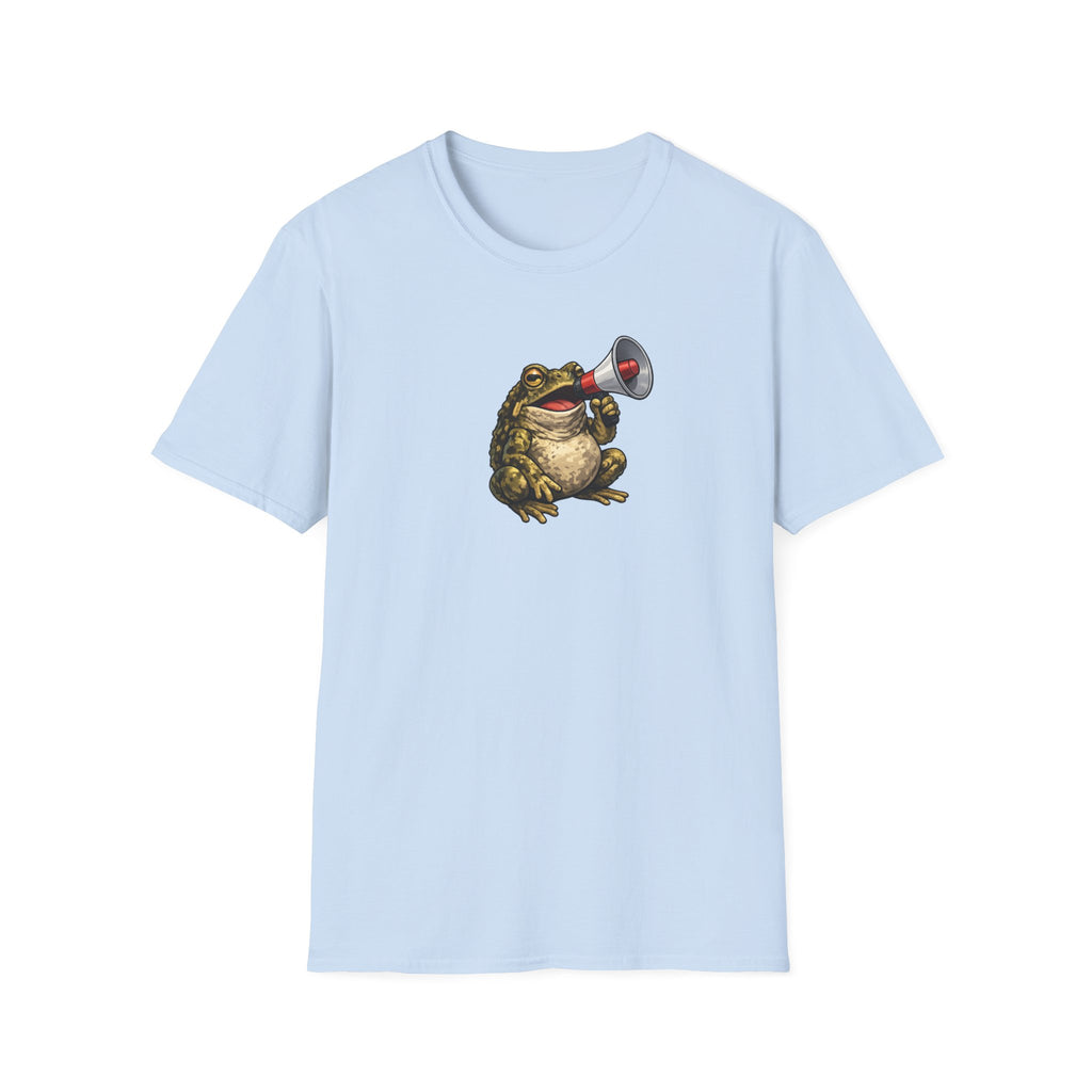 T-shirt girocollo unisex Megaphone Toad Softstyle