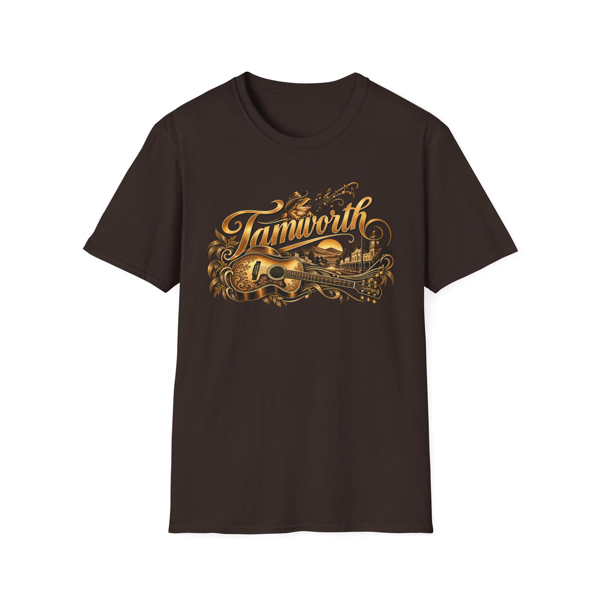 Tamworth Golden Guitar Country T-Shirt | Croaking Toad