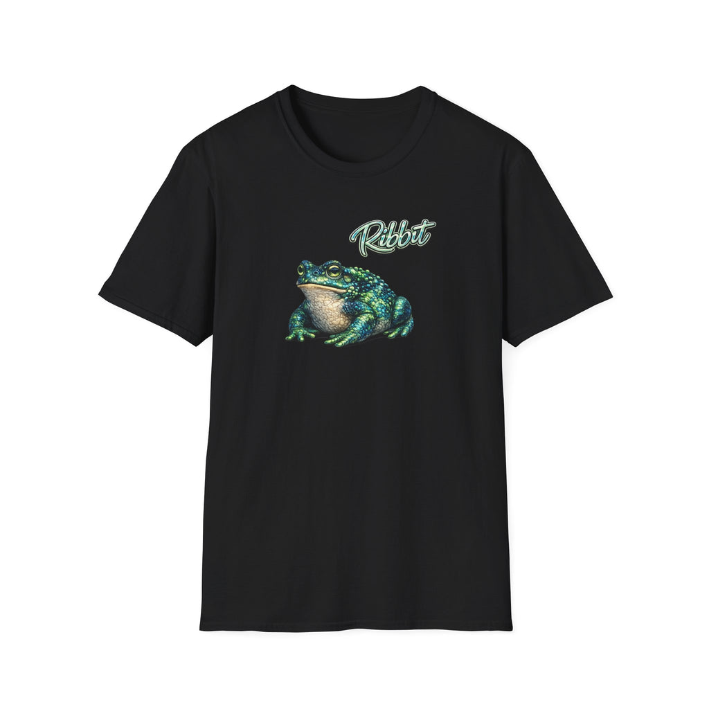 Ribbit-Grün Unisex Softstyle T-Shirt