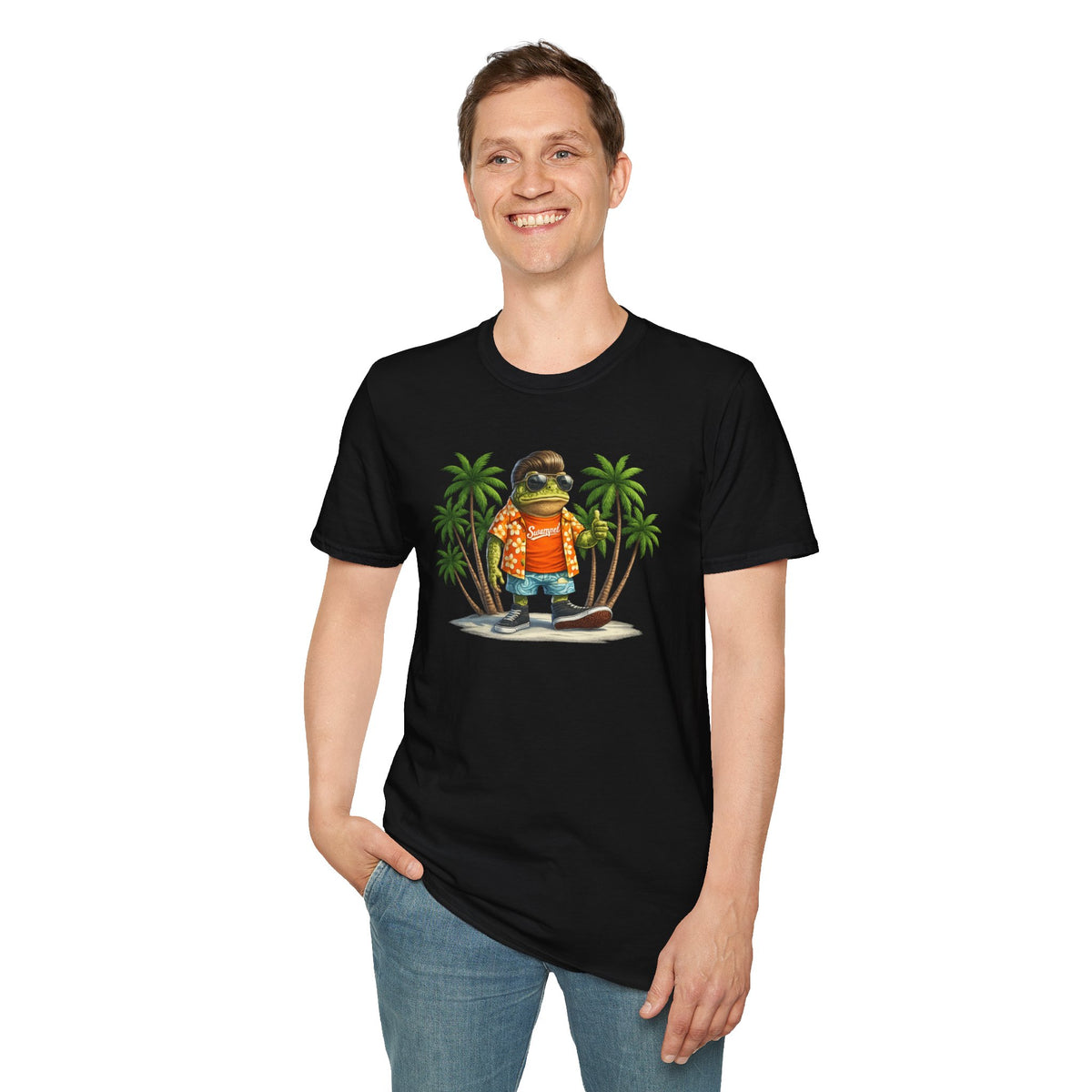 Cool Swampel Toad Unisex Softstyle T-Shirt