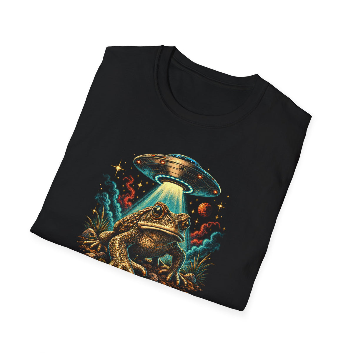 UFO Toad T-Shirt | Funny UFO & Toad Graphic Tee