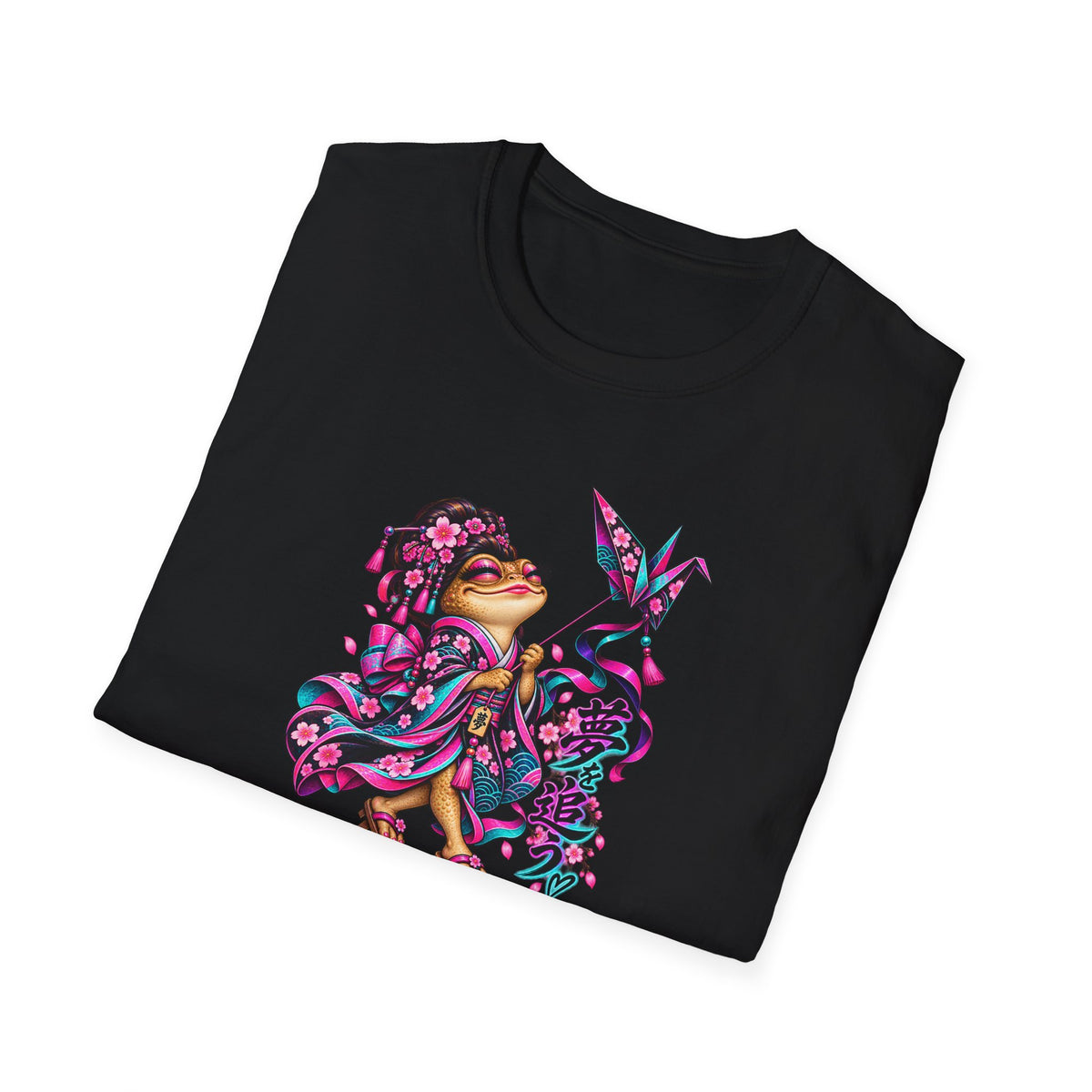 Kite Flying Toad Unisex Softstyle T-Shirt