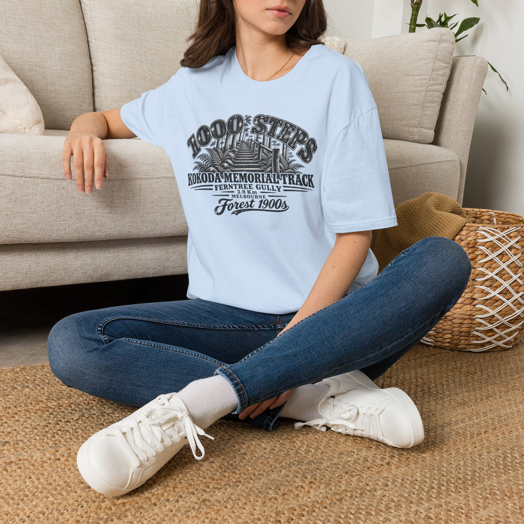 1000 Steps Kokoda Memorial Track Unisex Softstyle T-Shirt