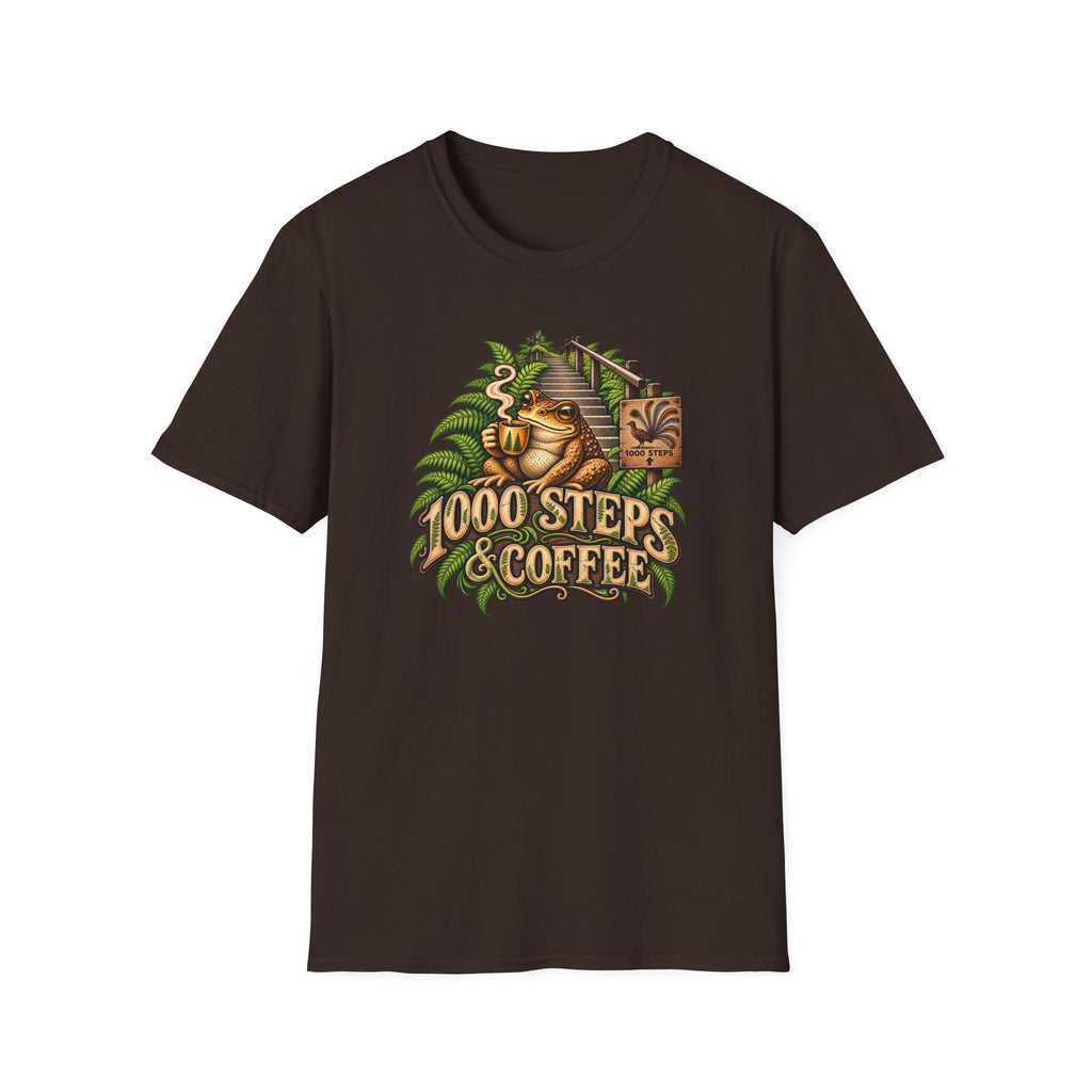 1000 Steps & Coffee Unisex Softstyle T-Shirt