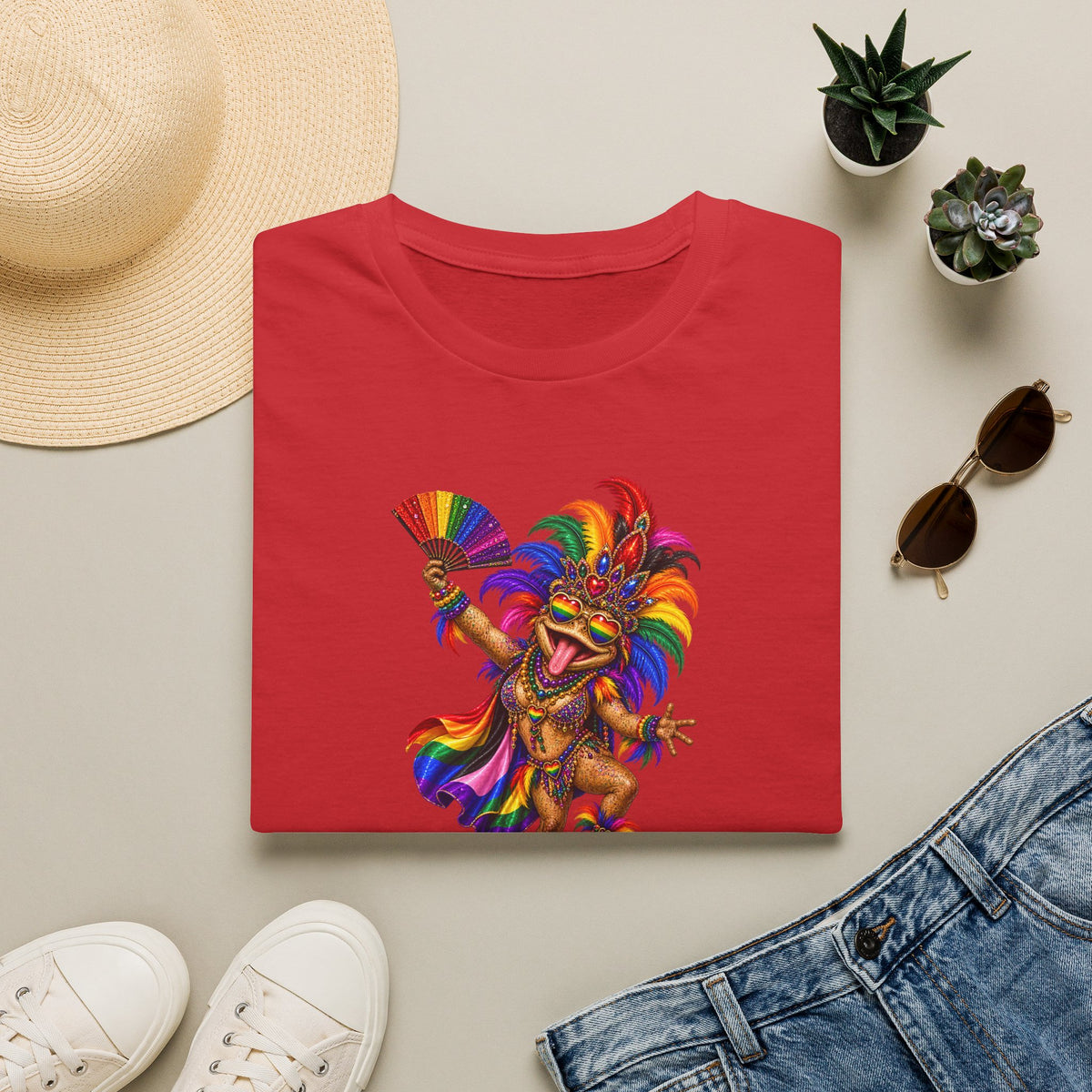Madigras Toad Unisex Softstyle T-Shirt