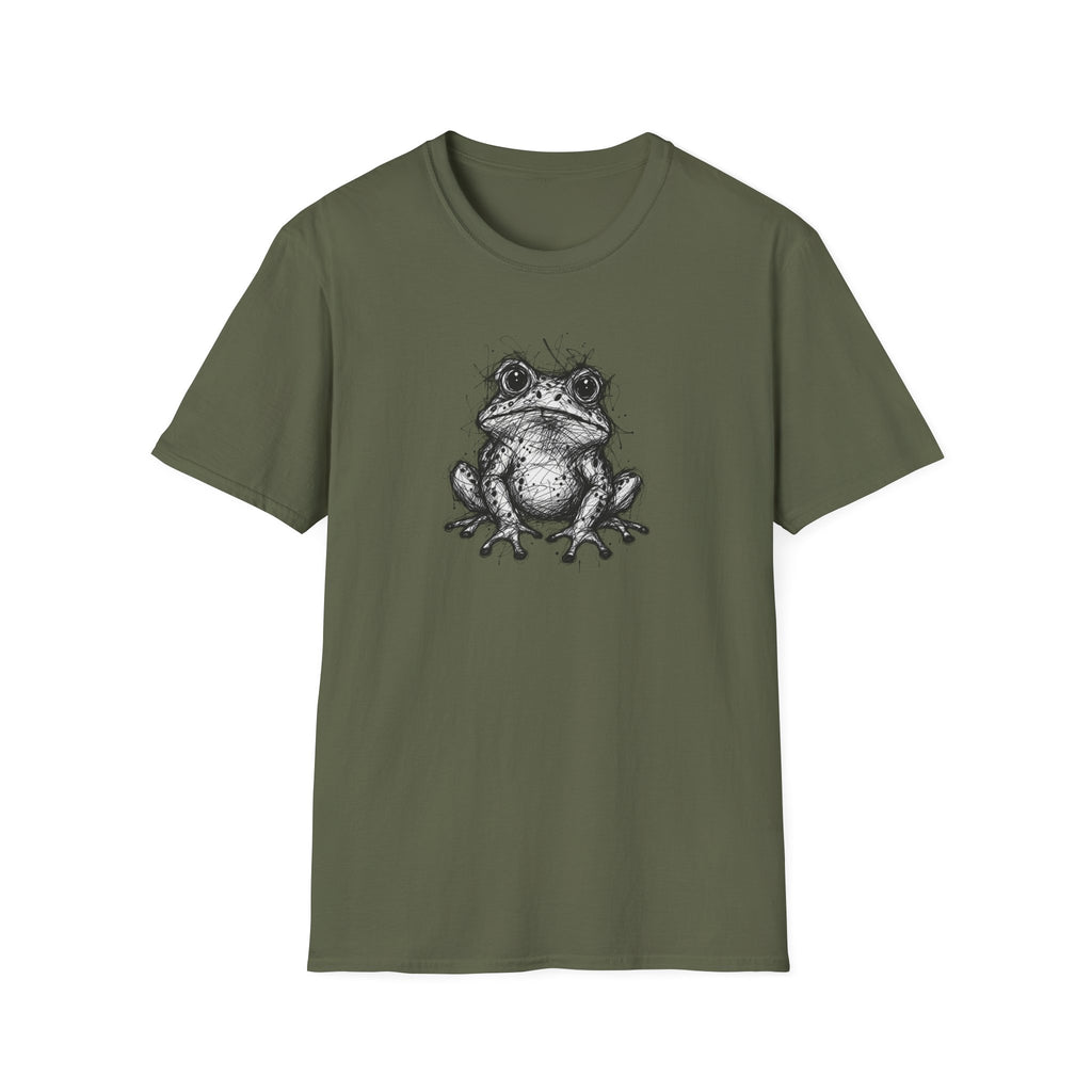 Scribble Toad Unisex Softstyle T-Shirt