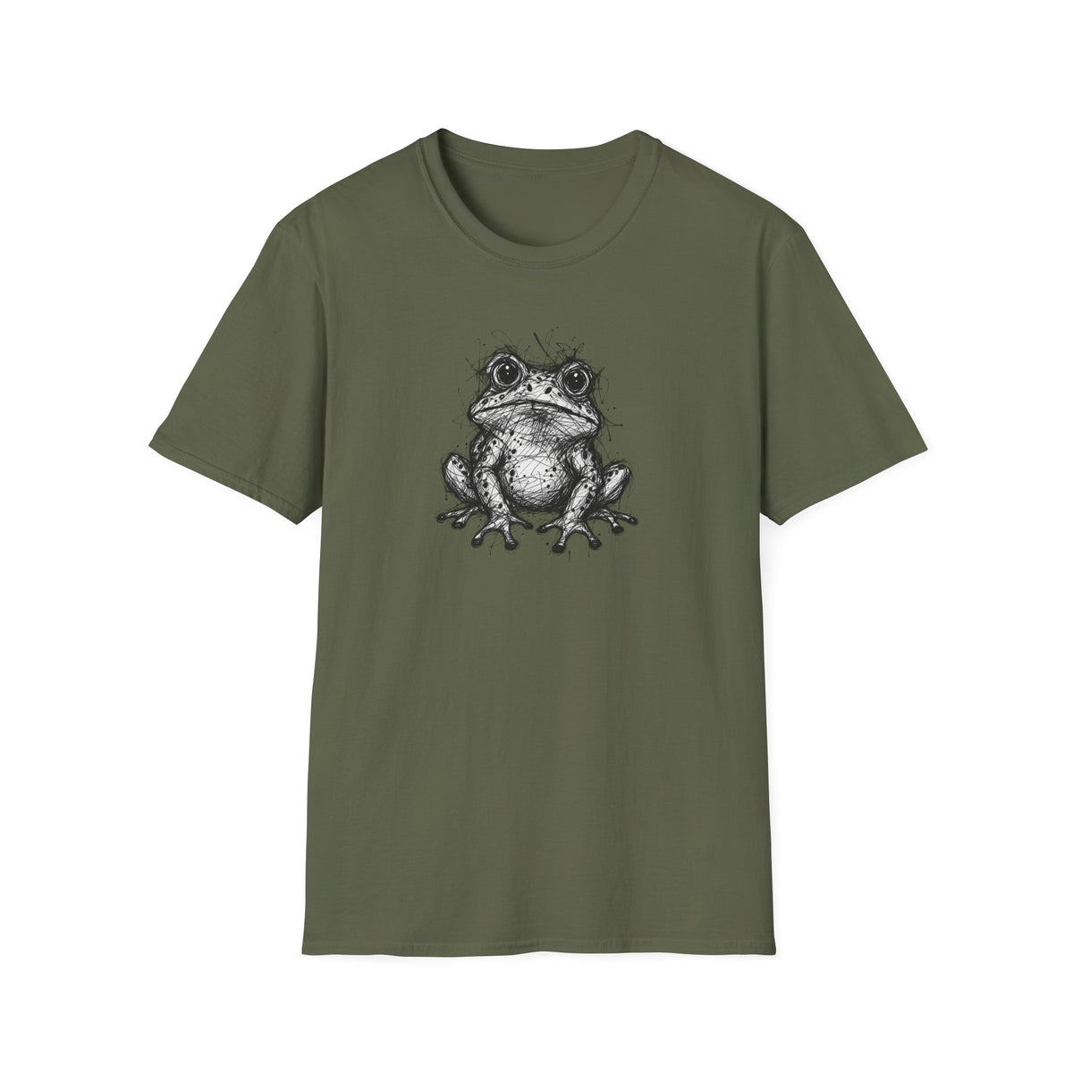 Scribble Toad Unisex Softstyle T-Shirt