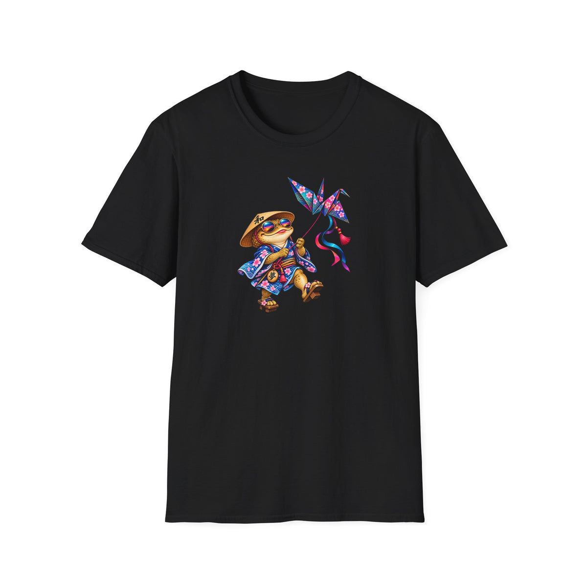 Kite Flying Toad Adventure T-Shirt | Croaking Toad