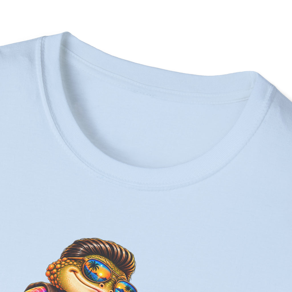 Toad walking  Origami dog Unisex Softstyle T-Shirt