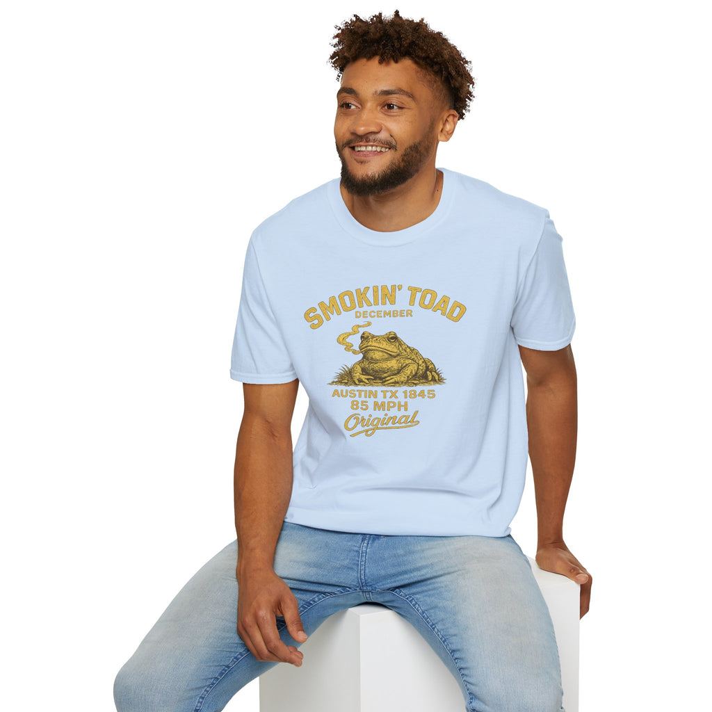 Smokin Toad Austin TX 1845 Unisex Softstyle T-Shirt