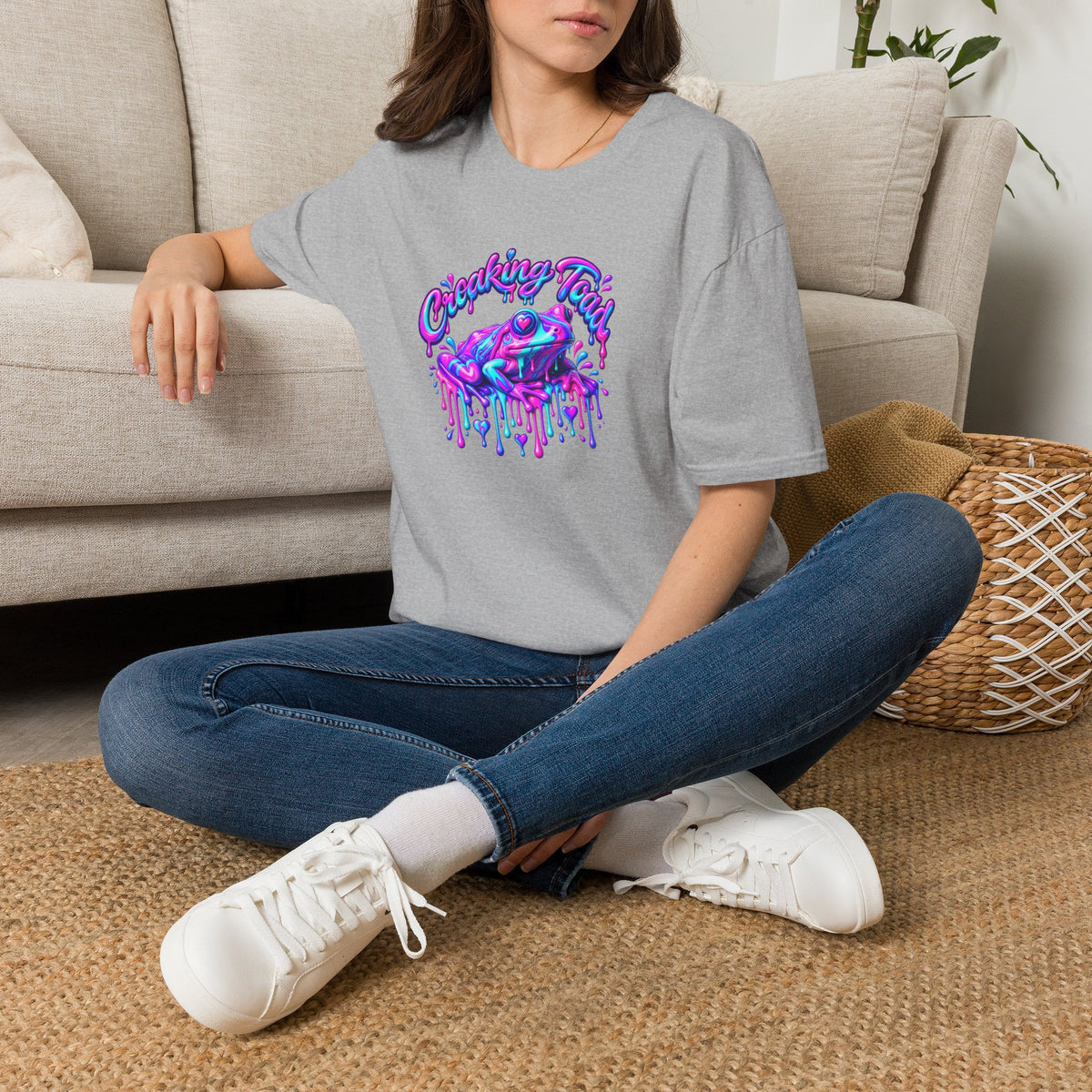 Croaking Toad Melted wax Unisex Softstyle T-Shirt