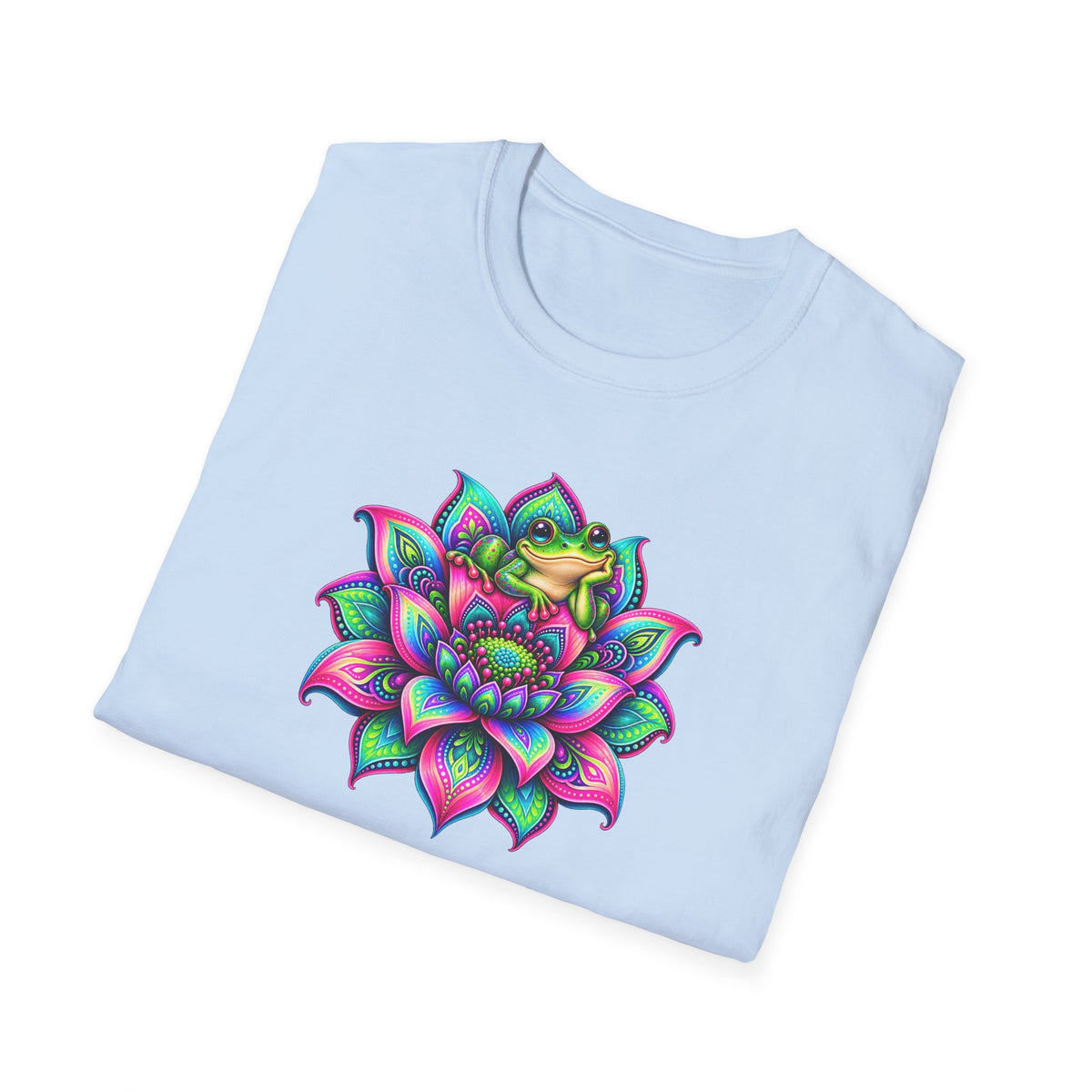 Mandala flower toad Unisex Softstyle T-Shirt