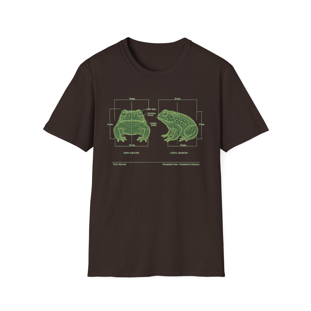 Blue Print Toad Unisex Softstyle T-Shirt