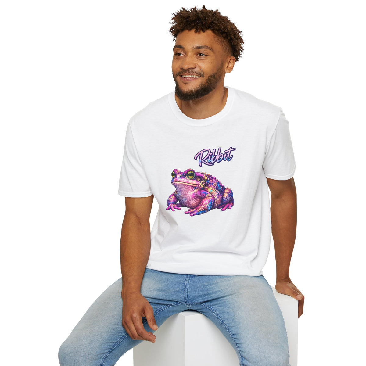 Ribbit Toad Unisex Softstyle T-Shirt