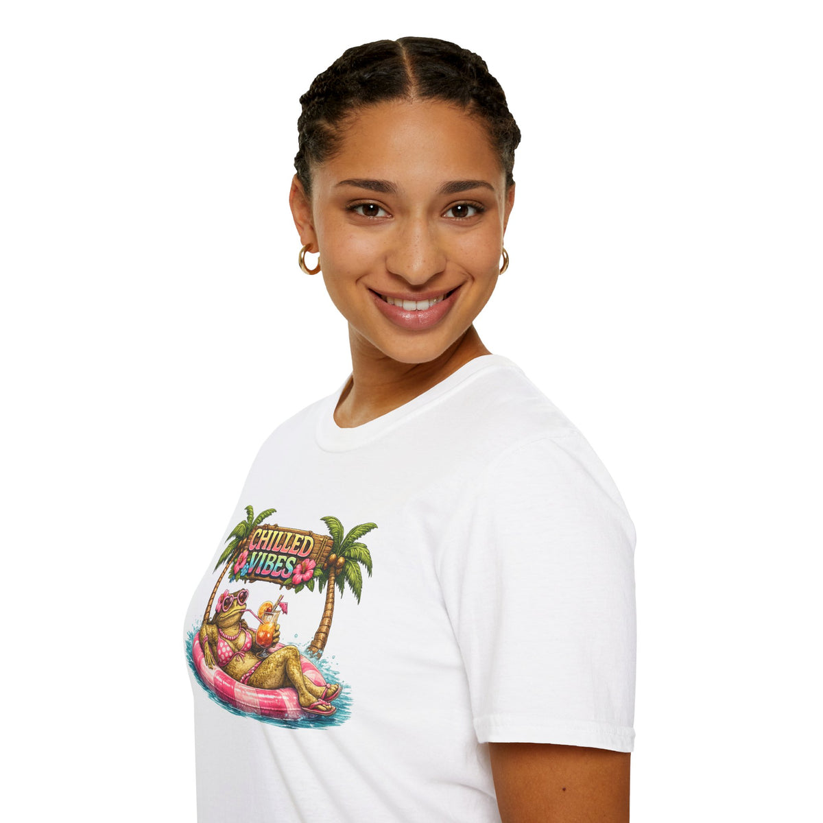 Chilled Vibes Toad Unisex Softstyle T-Shirt