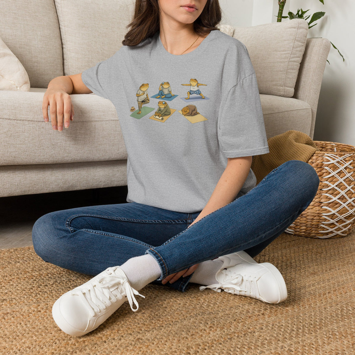 Yoga Zen Toads Unisex Softstyle T-Shirt