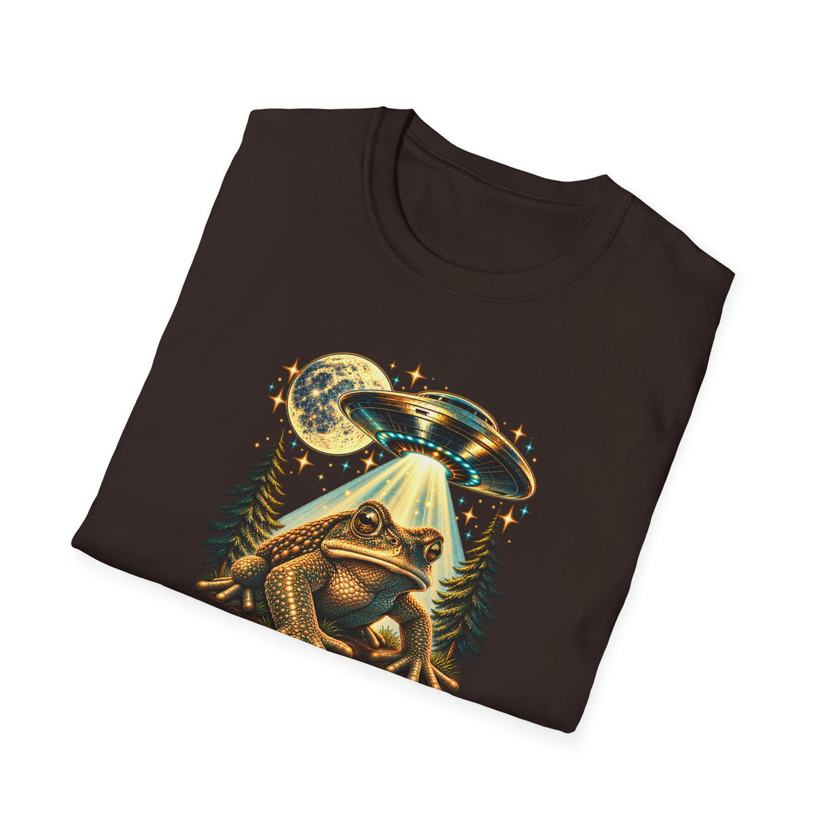 UFO Toad T-Shirt – Funny UFO & Space Graphic Tee