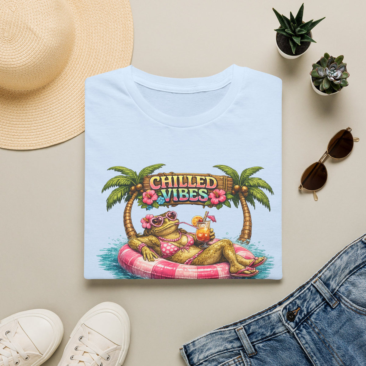 Chilled Vibes Toad Unisex Softstyle T-Shirt