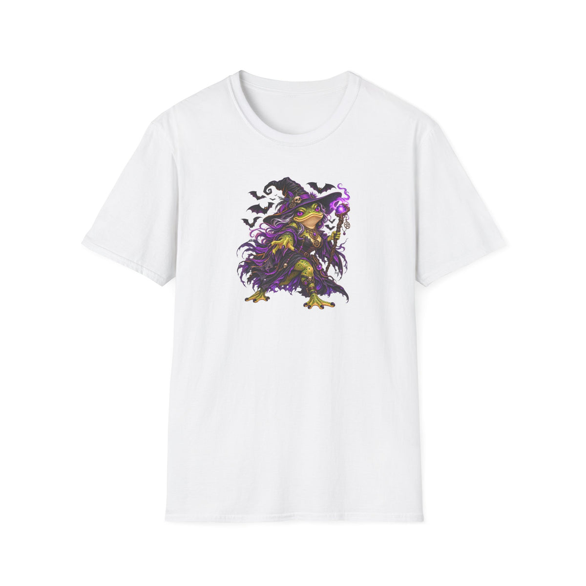 Witch Toad Halloween T-Shirt | Croaking Toad