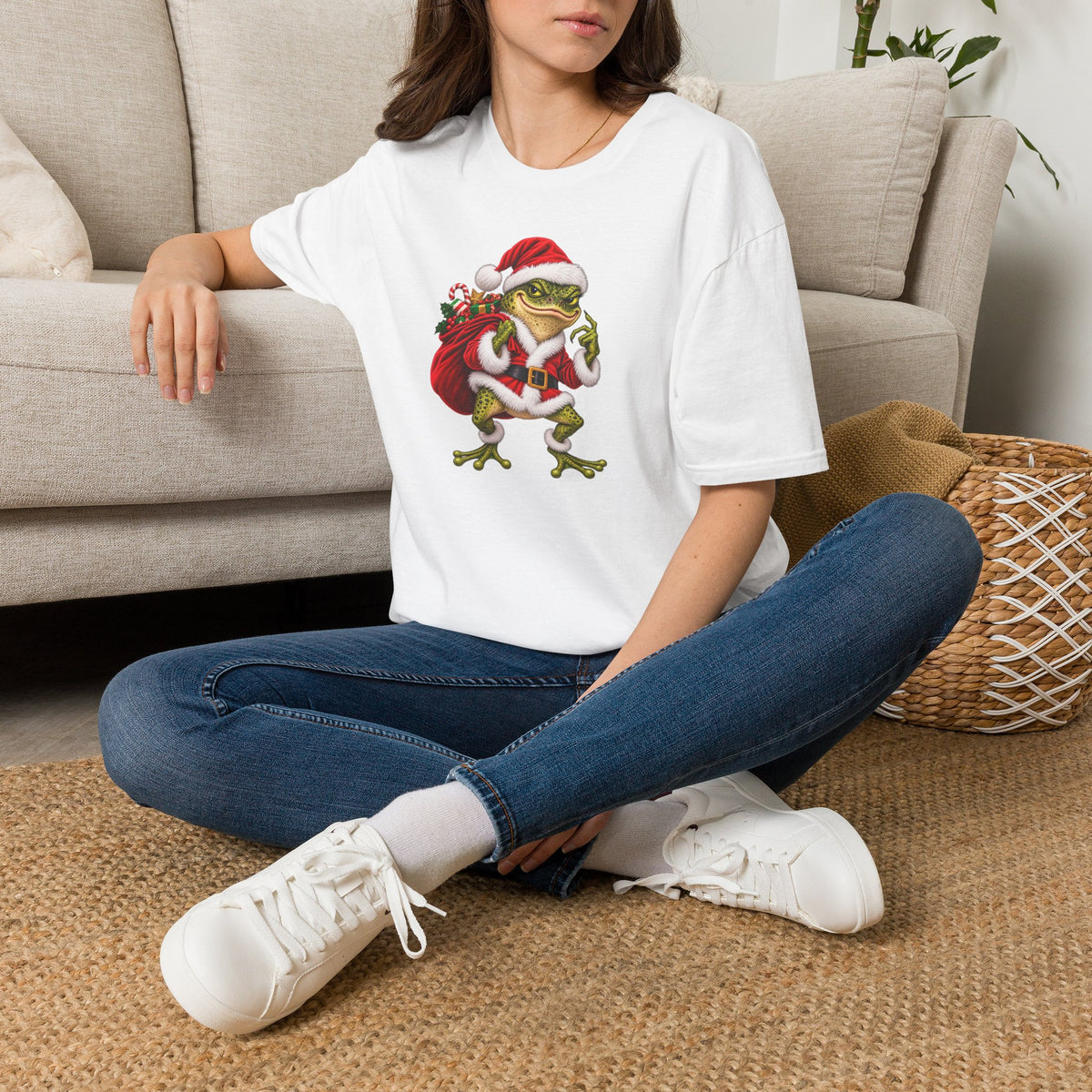 Chrismas grinch Toad Unisex Softstyle T-Shirt