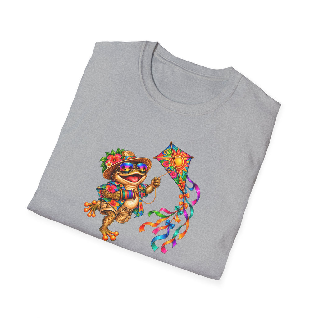Kite flying Toad Unisex Softstyle T-Shirt