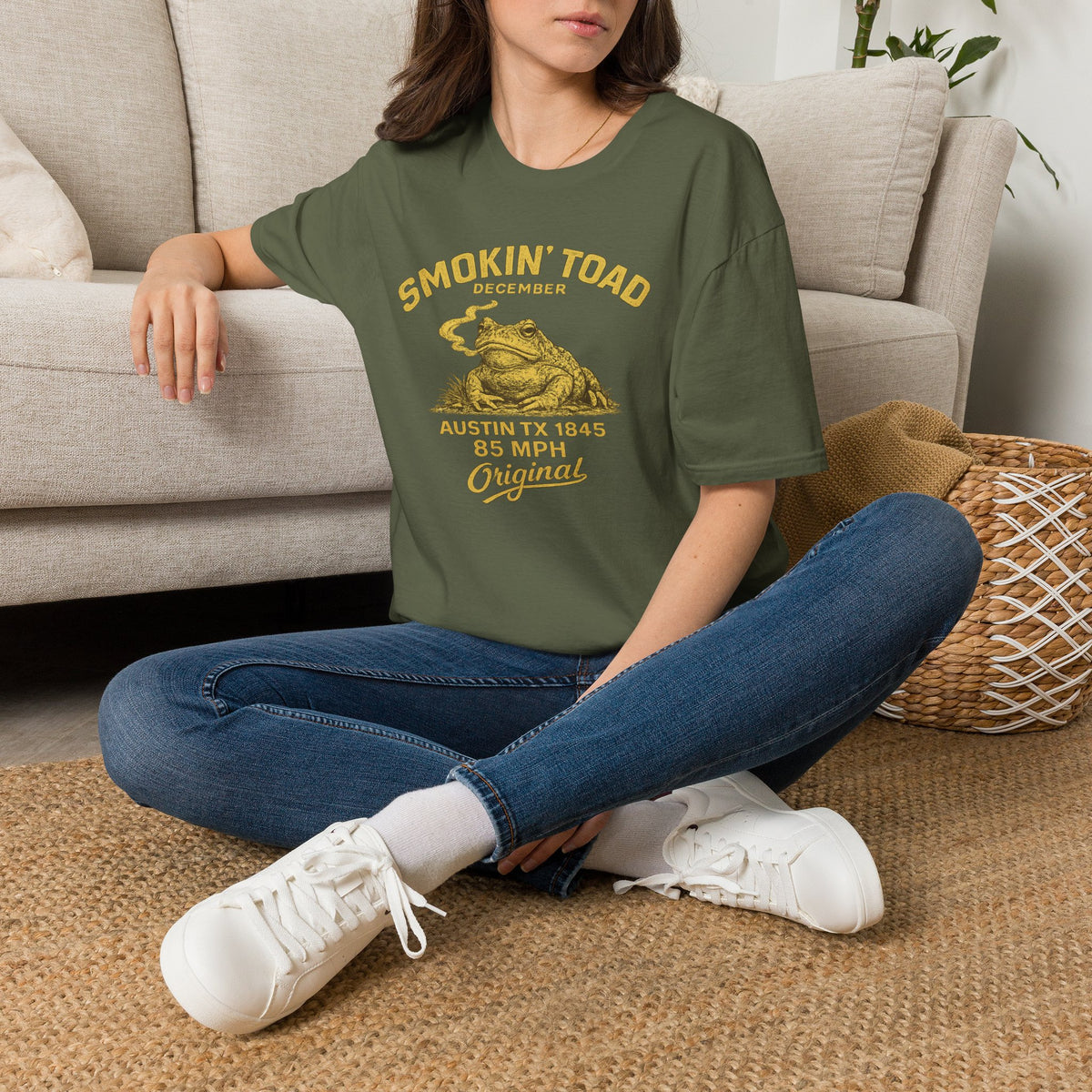Smokin Toad Austin TX 1845 Unisex Softstyle T-Shirt