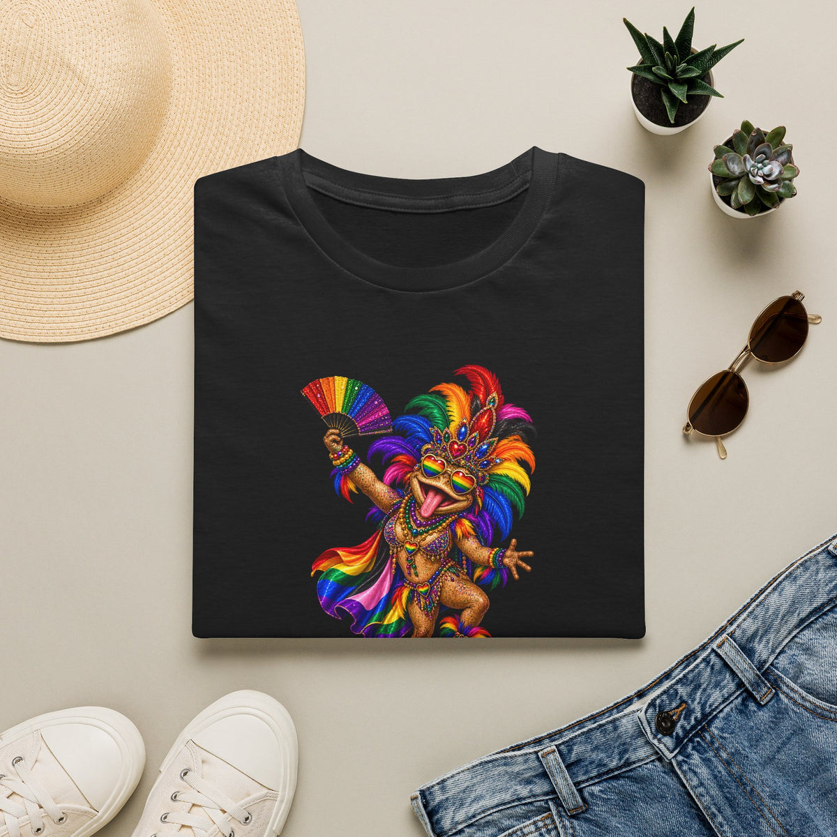 Madigras Toad Unisex Softstyle T-Shirt