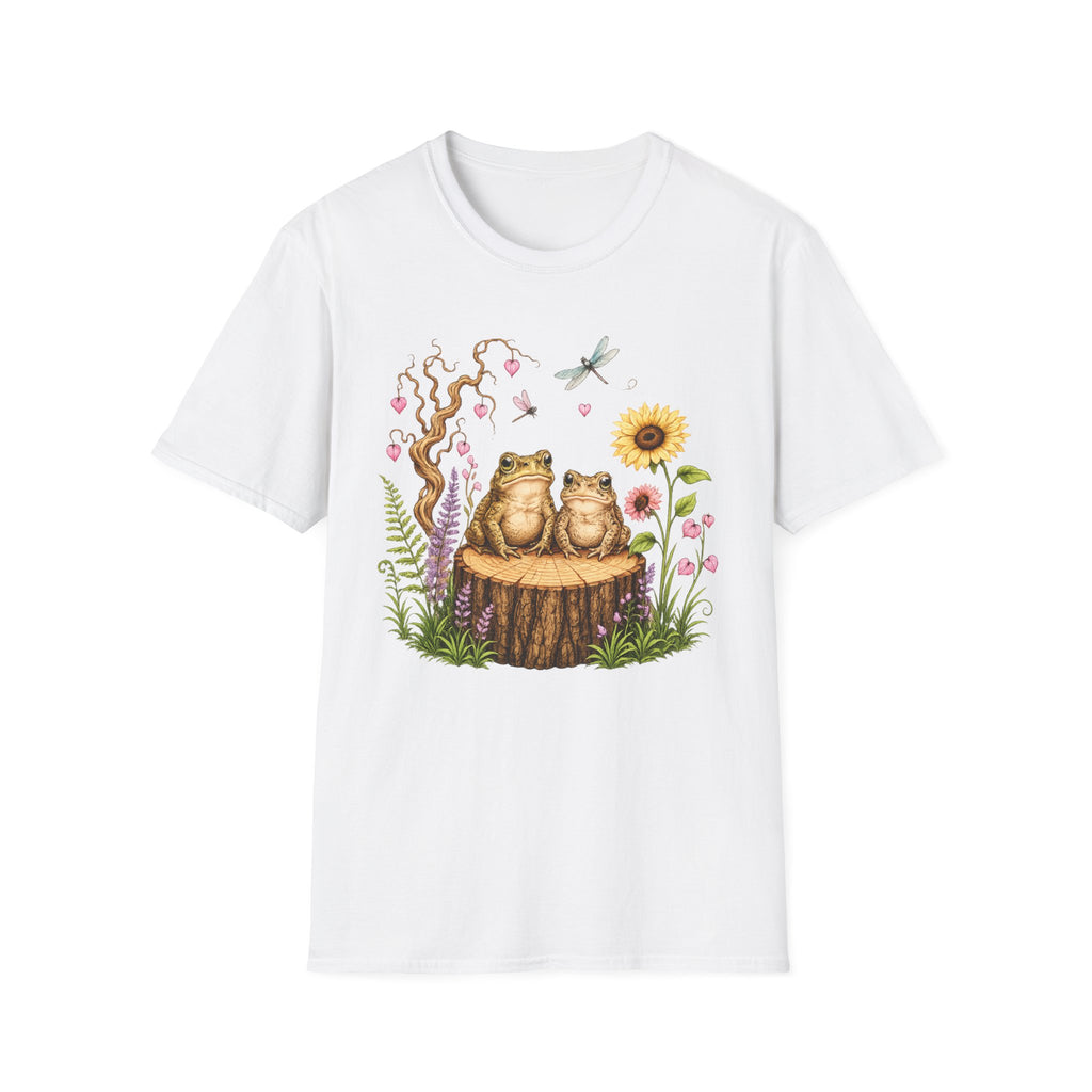 Toads on a log Unisex Softstyle T-Shirt