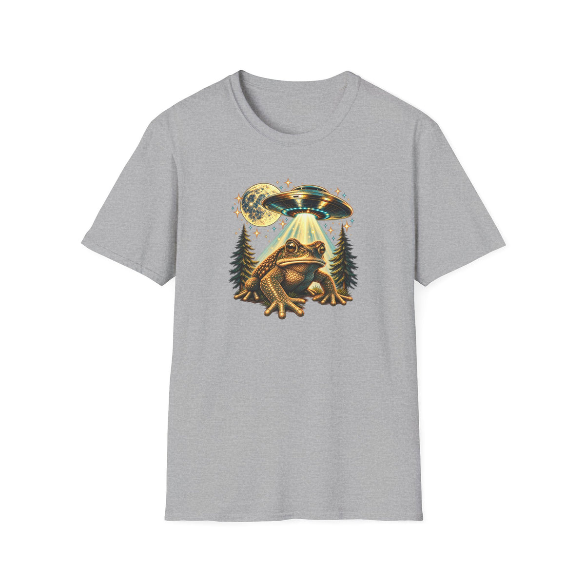 UFO Toad T-Shirt – Funny UFO & Space Graphic Tee